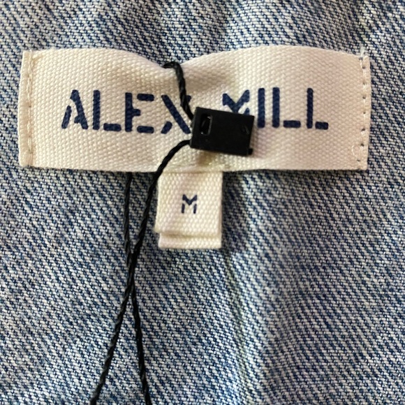 NWT Alex Mill Blue Denim Shift Dress - Picture 4 of 8